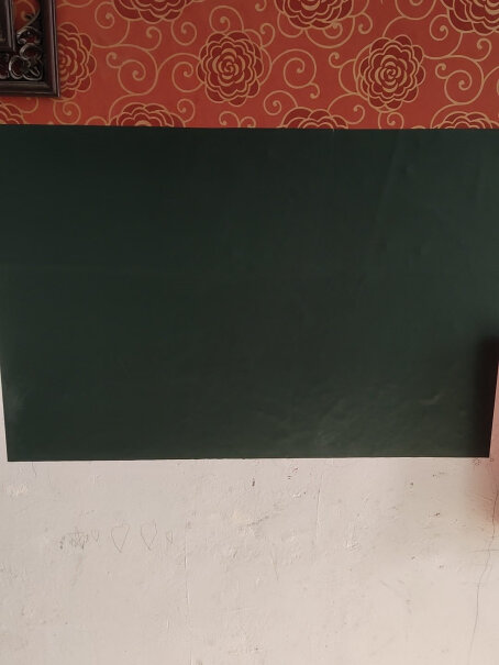 自粘绿板贴教室黑板贴纸写完可以擦得干净吗，有印记吗？