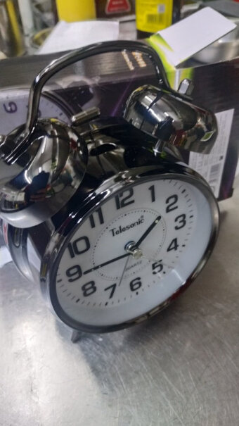 天王星闹钟创意学生儿童小闹钟卧室床头简约静音夜光时钟只有一个定时针，怎么调到几点几分？