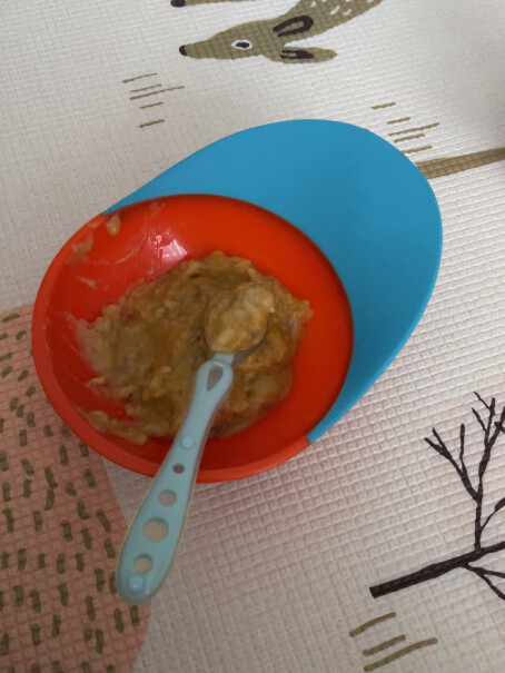 Boon啵儿 辅食碗 儿童餐具吸盘碗 婴儿碗训练吃饭餐具 辅食碗勺套装 蓝可以高温消毒吗？