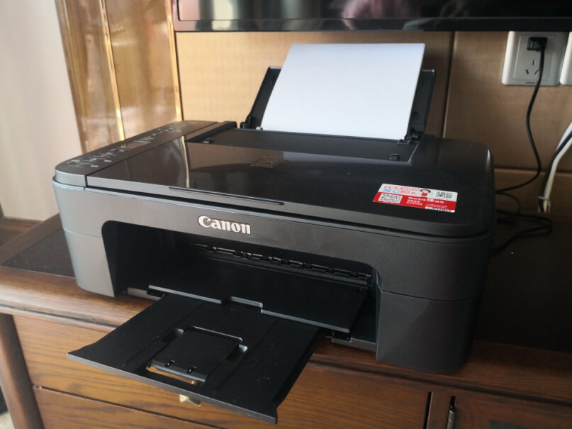 佳能TS3380打印机家用彩色照片喷墨连供无线办公小型复印机扫描一体机a4手机墨仓式打印快吗？