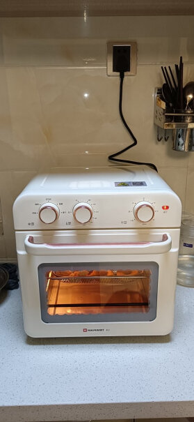 海氏K3空气炸烤箱18升家用小型多功能空气炸锅95%用户选择烤的过程中为什么发热管不红呢？