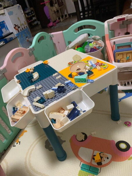 佳佰积木桌儿童收纳玩具桌质量怎么样？