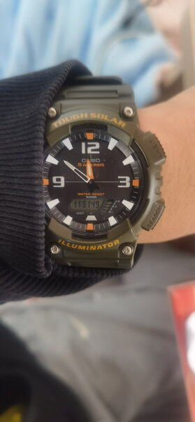 卡西欧大众指针太阳能数字双显男表这款手表值得买吗？
