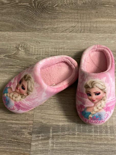 DISNEY迪士尼儿童棉拖鞋粉蓝色各一双怎么备注？