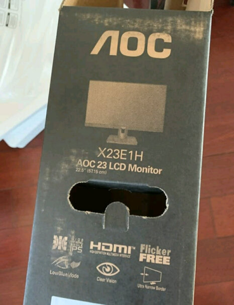 AOC电脑显示器23.8英寸全高清IPS屏送的HDMI的线怎么样？