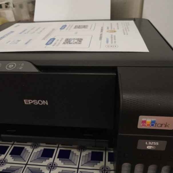 爱普生(EPSON) 墨仓式 L3255 微信打印用原装墨水和原装相纸，打印证件照，效果怎么样？