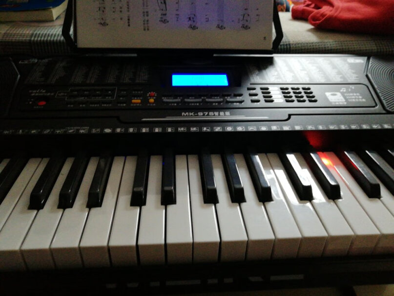 美科MK-97561键钢琴键多功能智能电子琴儿童初学乐器有琴架吗？