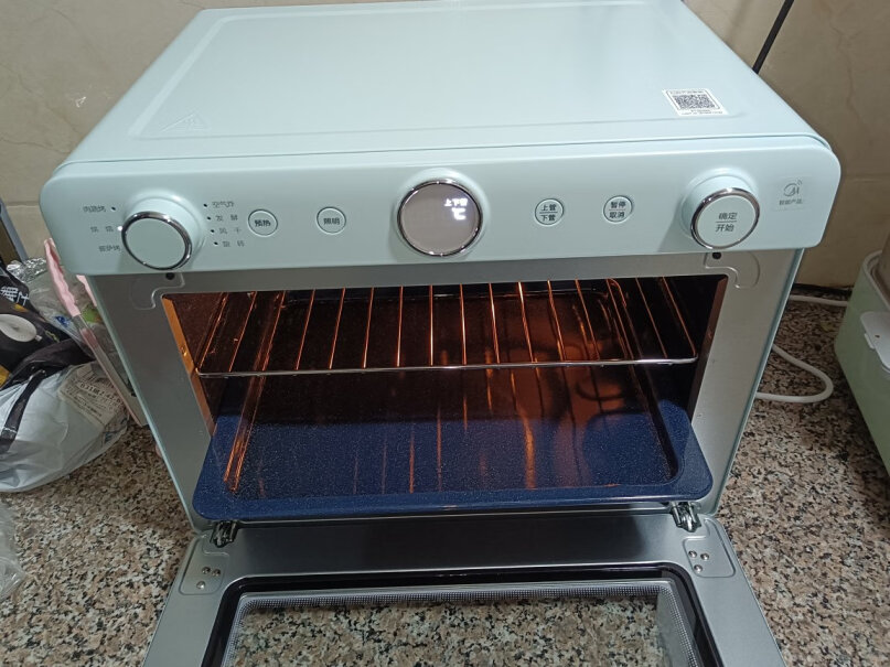 美的初见电子式家用多功能电烤箱35L智能家电加热管M型的吗？