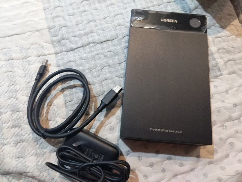 绿联type-c移动硬盘盒3.5英寸usb3.