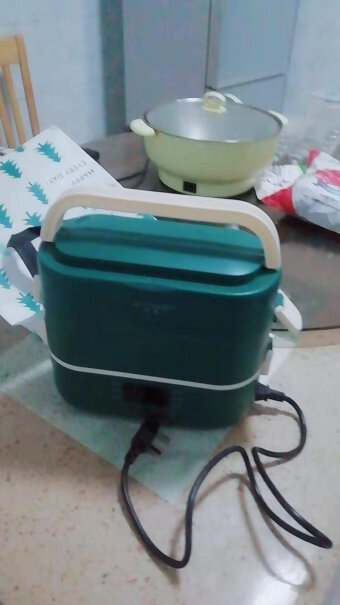 家实电热饭盒便携式智能加热蒸煮保温饭盒有几个内胆？