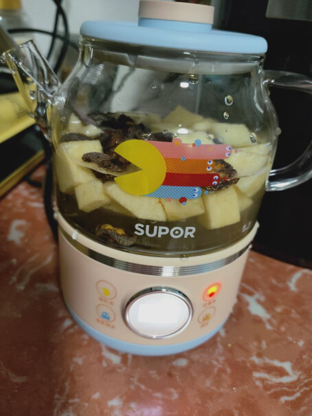 苏泊尔养生壶迷你小煮茶器花茶壶电水壶烧水壶电热水壶分体的吗？