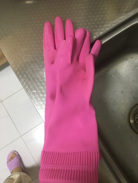 手套-鞋套-围裙克林莱越南进口清洁手套橡胶手套好用吗？评测真的很坑吗？