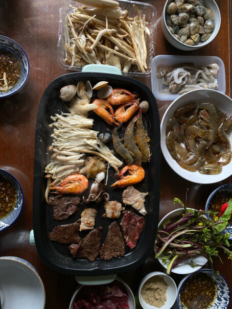 小熊多功能料理锅网红烤肉锅韩式电烤炉煎烤盘这个清洗方便么？