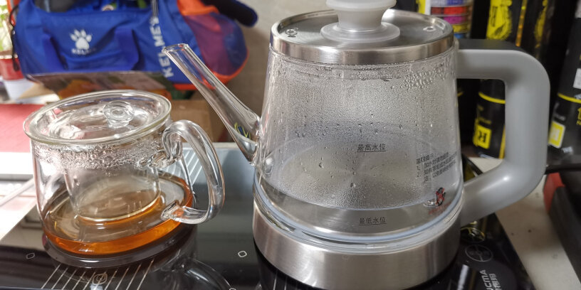 澳柯玛自动旋转上水壶电热水壶功夫泡茶304不锈钢烧水壶水位线下自动续水吗？