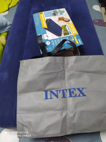INTEX线拉款64731充气床垫露营气垫床户外防潮垫睡地上会不会好困冷？