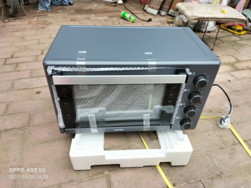 苏泊尔家用多功能电烤箱35升大容量烤箱首次这么清理？