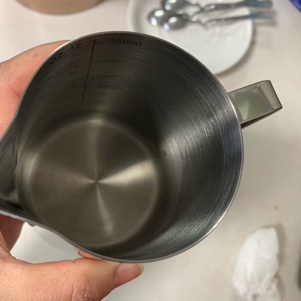 焙印304不锈钢咖啡机拉花杯模具直径是多少？