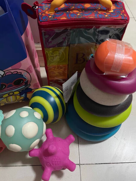 儿童玩具球比乐B.Toys玩具球婴幼4合1安全环保发光功能球套装礼物分析性价比质量怎么样！性能评测？