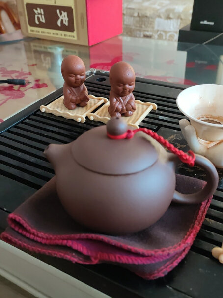 古往今来宜兴全紫砂壶手工泡茶壶功夫茶具套装老紫泥西施壶是化工泥做的吗？