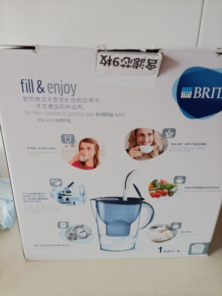 碧然德BRITA滤水壶Marella白色3.5L电子屏没电了怎么办？