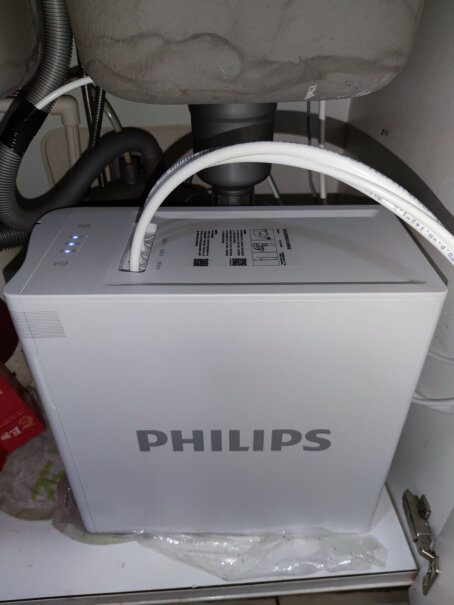 飞利浦小方盒SRO500净水器厨房家用直饮RO反渗透纯水机请问下排水口是干嘛用的，问客服也不知道？