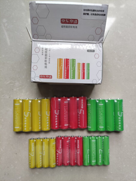 京东京造碱性彩虹电池7号24节装究竟合不合格？良心测评分享。