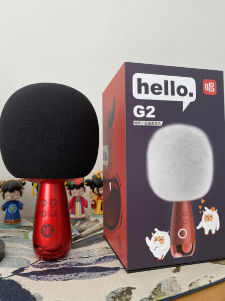 绯红色迪丽热巴同款麦克风无线蓝牙话筒音响一体麦克风G2和Q5那个好用？