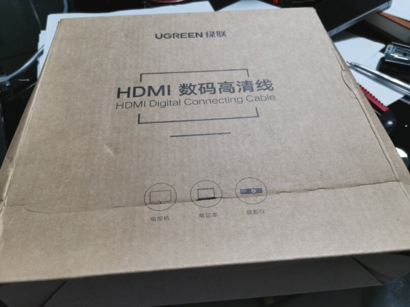 绿联HDMI线2.0版4K高清线1米有超薄手提电脑小插口高清线么？
