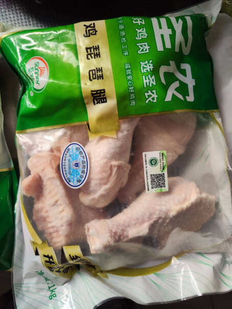 圣农 白羽鸡 琵琶腿 1kg/袋有没有磷酸盐？
