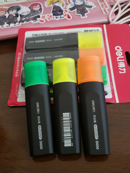 笔类得力黄色荧光笔重点醒目标记笔手帐可用水性记号笔10支使用情况,评测比较哪款好？