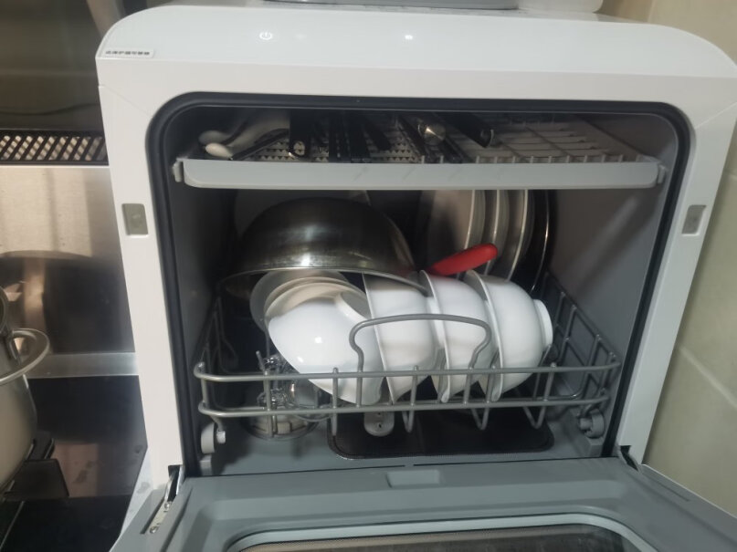 布谷家用台式洗碗机4-6套台式免安装活氧清洗智能解冻台式洗碗机怎么排水？