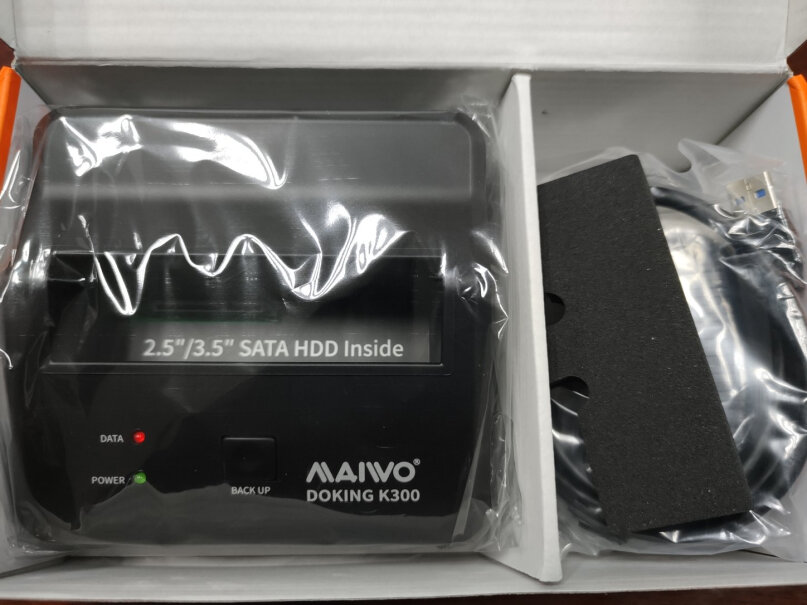 麦沃MAIWO硬盘底座K300U3S接液晶电视上能用吗？