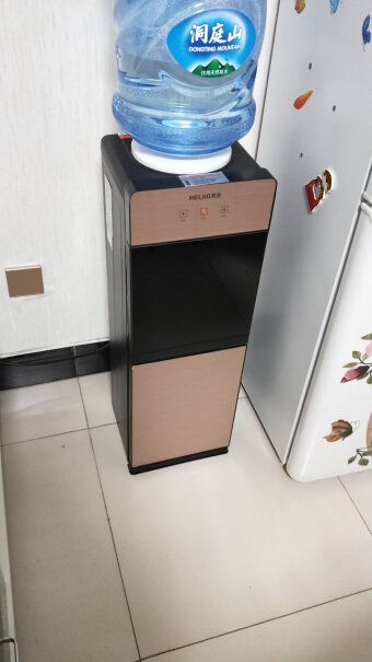 美菱饮水机立式家用办公双开门柜式温高和宽多少？