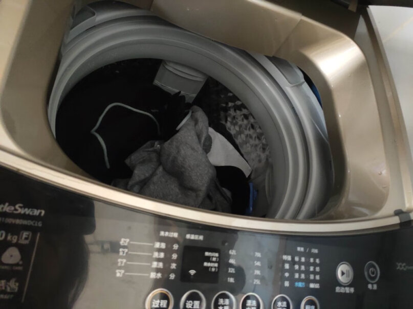 小天鹅8公斤变频波轮洗衣机全自动你们的也是左转三秒右转三秒吗？？&zwj;♀️还是转一圈的那种，感觉半圈洗不干净啊，还是我的用法有问题呢？