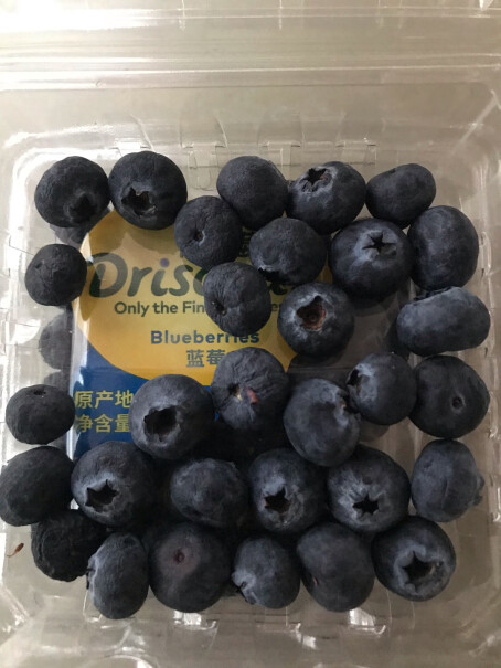 Driscoll's 怡颗莓 当季云南蓝莓原箱12盒装 约125g这蓝莓甜吗？