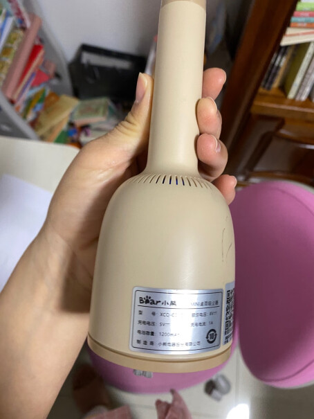 小熊吸尘器家用手持无线吸尘器天花板能吸吗？