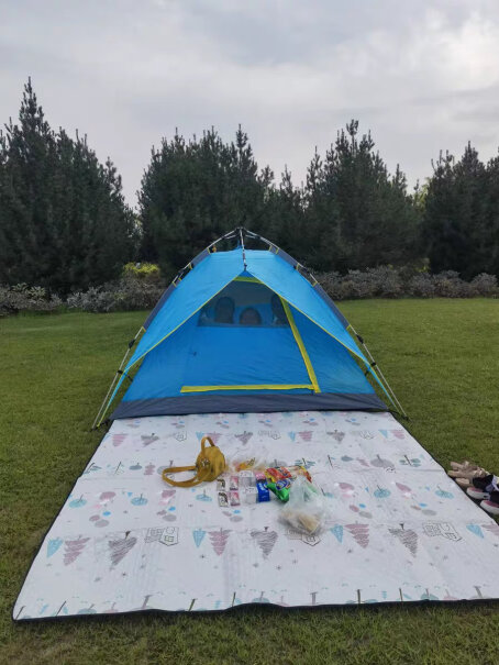 帐篷-垫子骆驼帐篷户外3-4人全自动帐篷速开防雨野营露营帐篷买前必看,质量真的差吗？