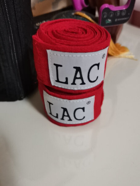 LAC拳击绷带散打绷带是纯棉的吗？