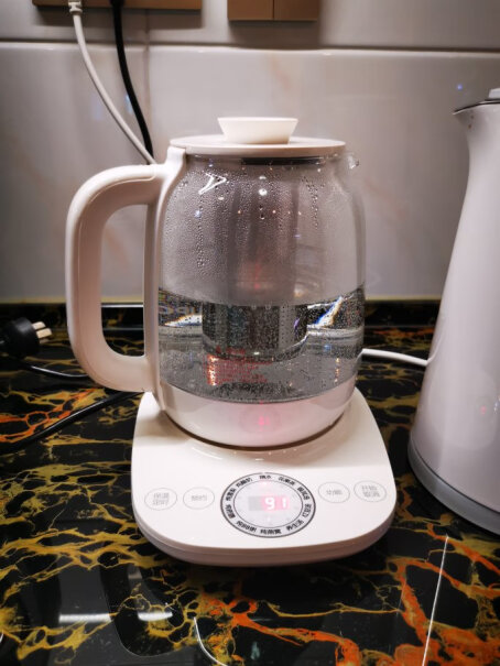 苏泊尔养生壶燕窝壶多功能加厚玻璃煮茶器煮蛋时用哪个功能煮好了自动停？