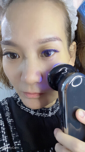 雅萌水光钻美容仪器家用脸部射频RF买了这个还用去美容院做补水清洁吗？