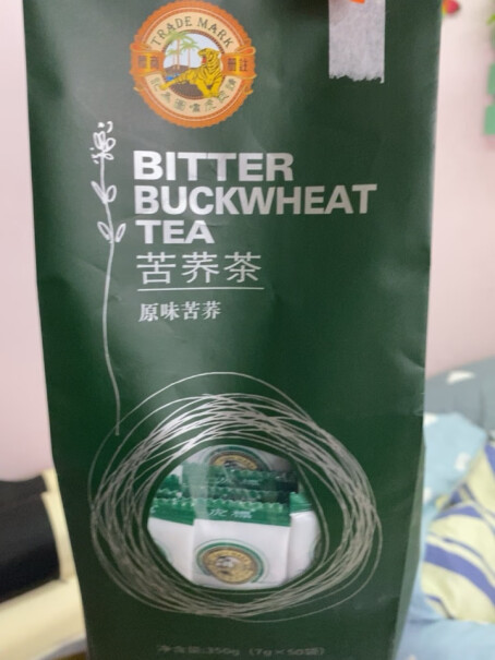 虎标养生茶苦荞茶350g/独立小袋装里面含糖么？