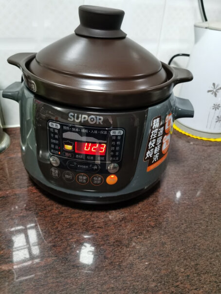 苏泊尔电炖锅电炖盅这个锅我预约煮粥，早上一看溢出来了，请问有什么解决办法吗？