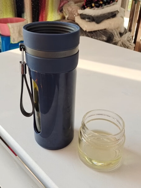 富光泡茶师系列双层透明茶水分离塑玻杯可以泡苦荞茶吗？