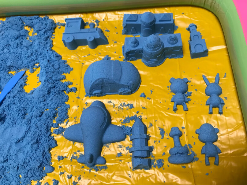 铭塔3色3斤装太空儿童玩具沙橡皮彩泥沙子超轻粘土魔力包装盒中有气管吗？
