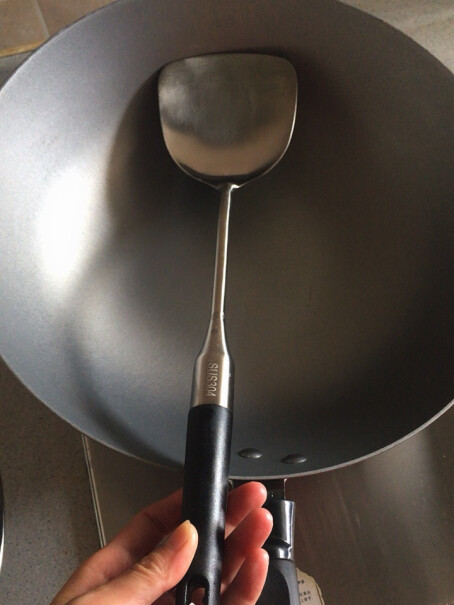 厨房DIY-小工具双枪304不锈钢锅铲炒菜铲子质量好吗,来看下质量评测怎么样吧！