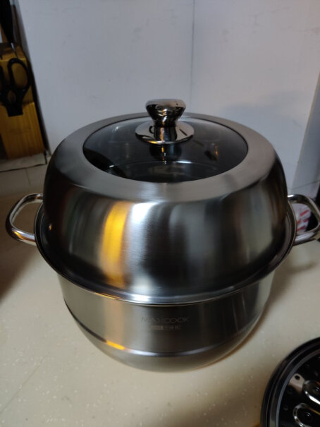 美厨蒸锅304不锈钢32cm二层蒸锅这个锅有没有三层蒸篦？