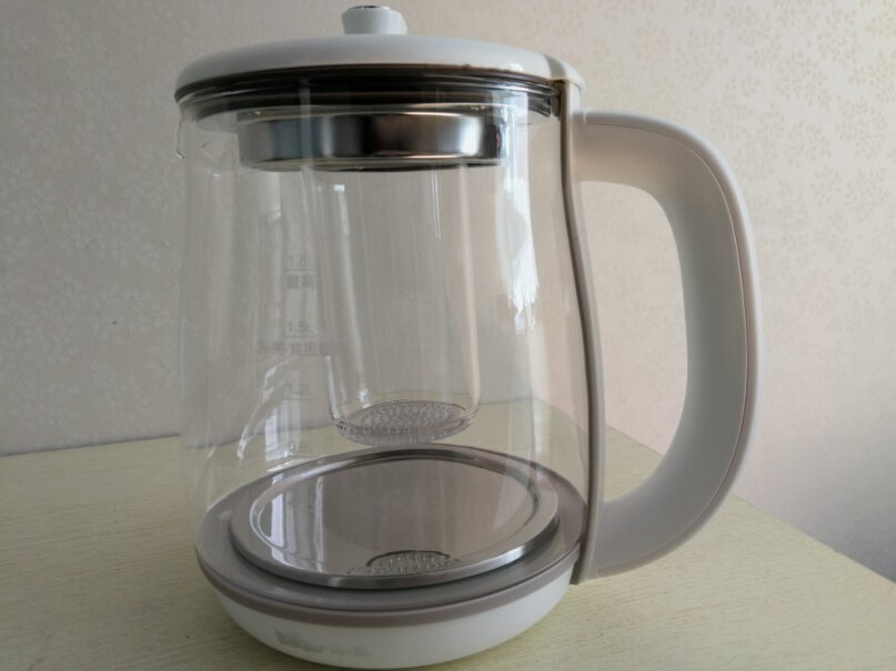 小熊养生壶热水壶煮茶器煮茶壶玻璃滤网会不会碎？
