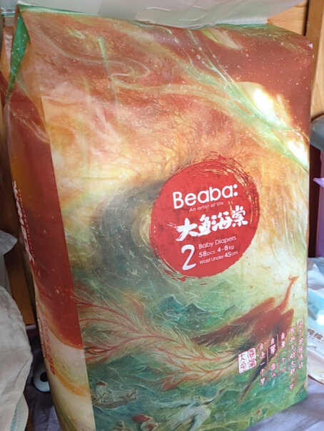 碧芭宝贝beaba大鱼海棠湿巾60抽*12包有没有人觉得这款尿不湿有一股塑料胶味道呀？同事送的没有这个味道，刚在京东超市买的，觉得有股味道。