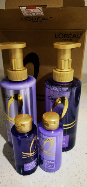欧莱雅紫安瓶玻尿酸洗发水套装440ml*2怎么样？图文解说评测，简明扼要！