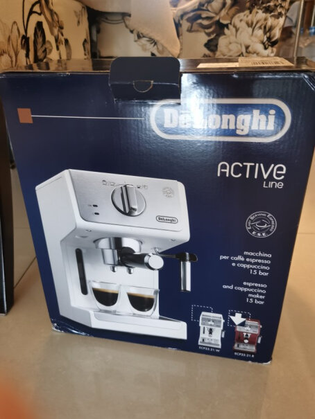 德龙咖啡机趣享系列半自动咖啡机机器尺寸没看到？
